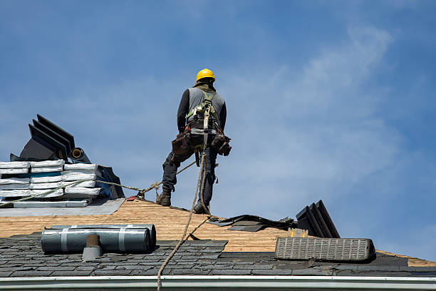 Professional Roofing technician working in Green Harbor, MA